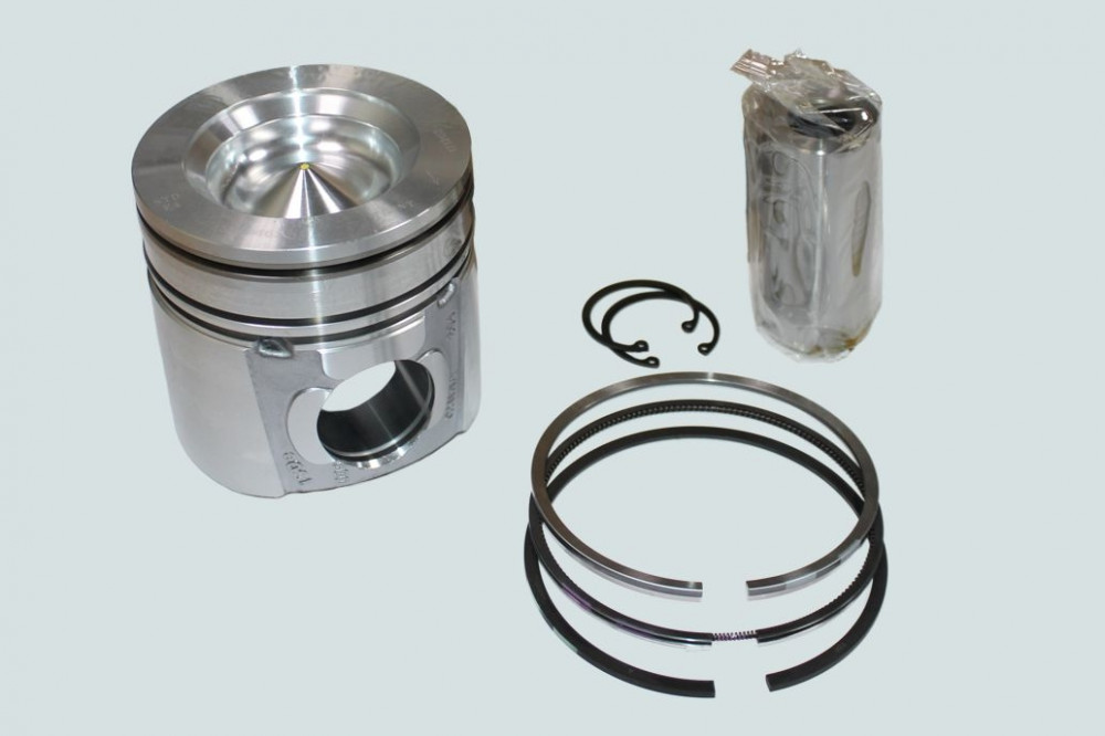 фото ремкомплект поршневой стандарт е4/5 (к-т поршневых колец +2 стопор. кольца+палец) (isbe) 4376347 4955520 