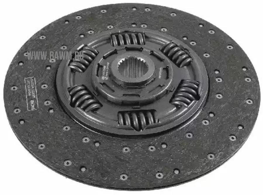 фото диск ведомый сцепления (sachs) (renault kerax,renault magnum,volvo fh12-fm12) 1878003868 1878003868 